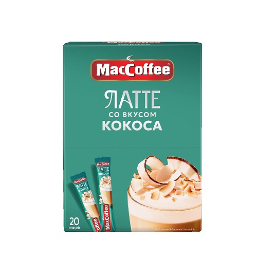 MacCoffee Latte Кокос, 20 стиков MacCoffee Latte Кокос, 20 стиков